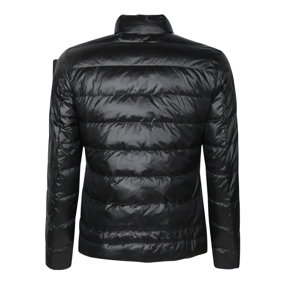 Blauer Stedelijke donsjack met capuchon Black Dames