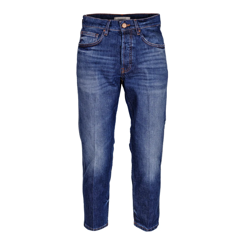 Don The Fuller Italiaanse wortel fit jeans lage taille Blue Heren