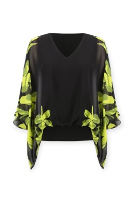 floral-v-neck-pullover
