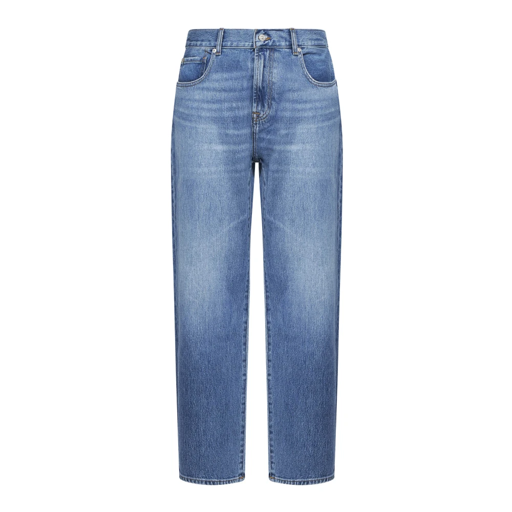 7 For All Mankind Blauwe Denim Jeans Blue Heren