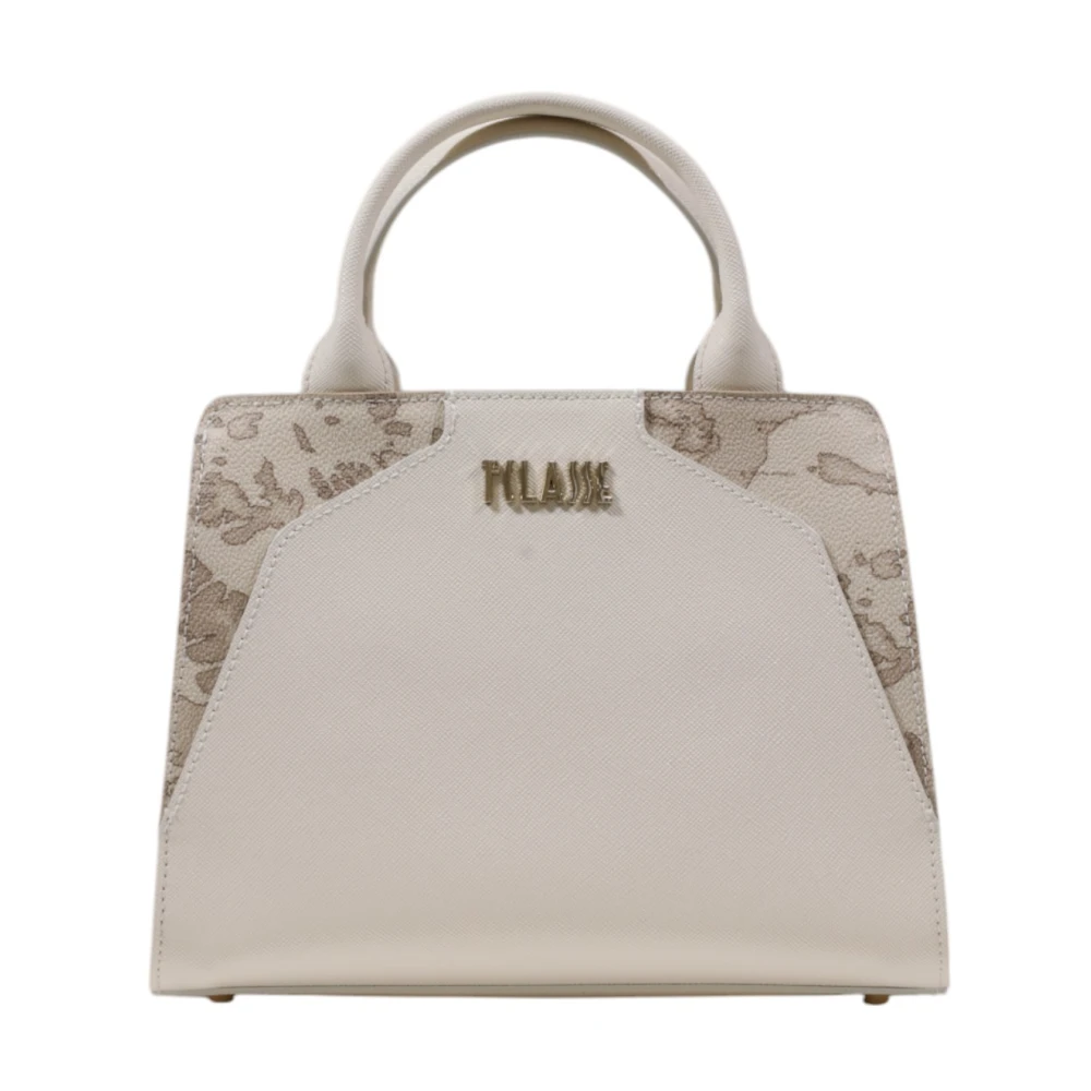 Alviero Martini 1a Classe Beige Print Handtas met Ritssluiting Beige Dames