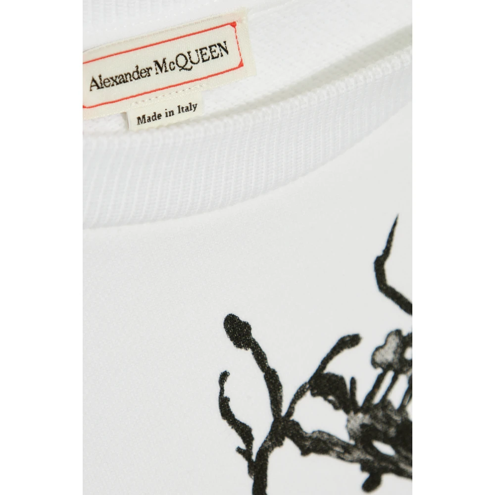 alexander mcqueen Oversized hoodie White Dames