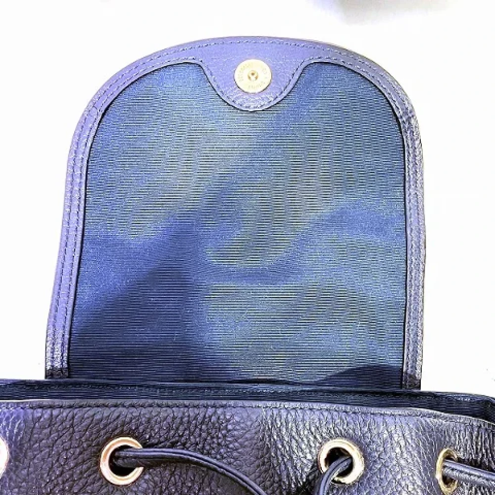 Coach Pre-owned Leather backpacks Blue Dames