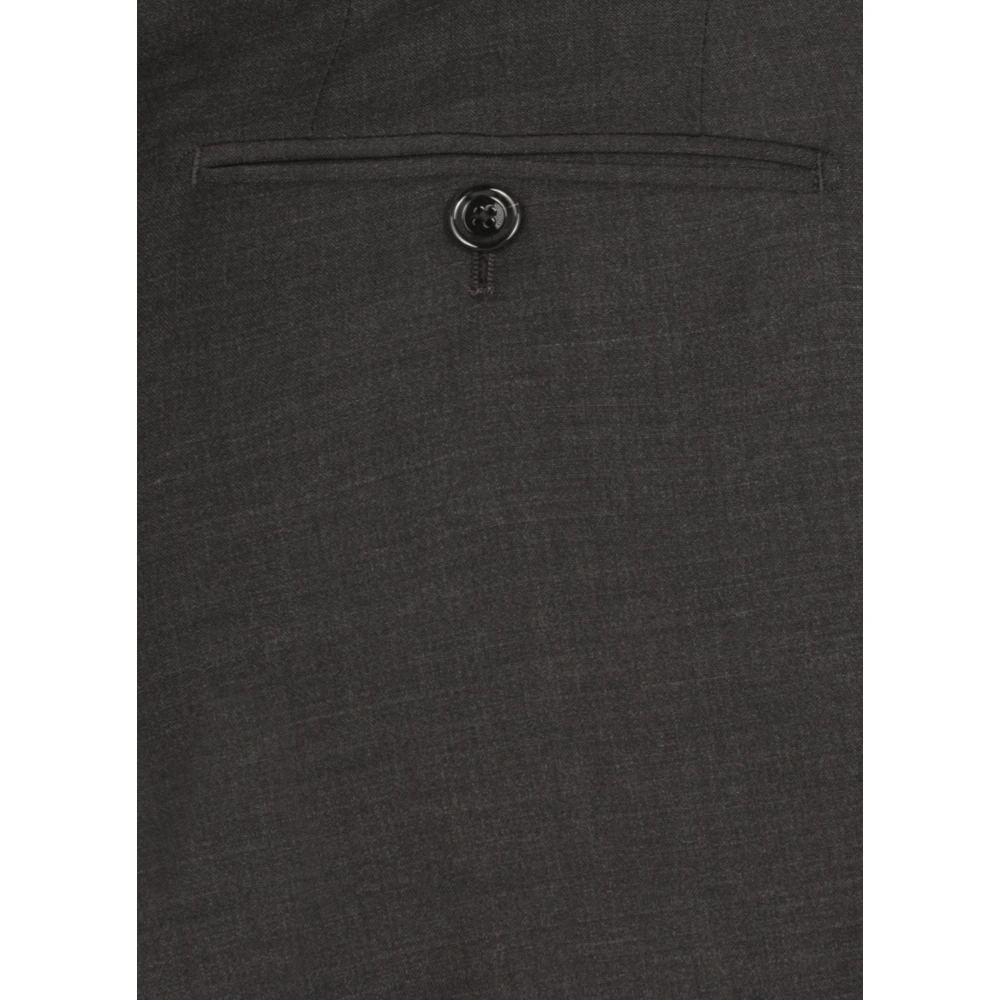 Lardini Grijze dubbelrijige wollen pak Gray Heren