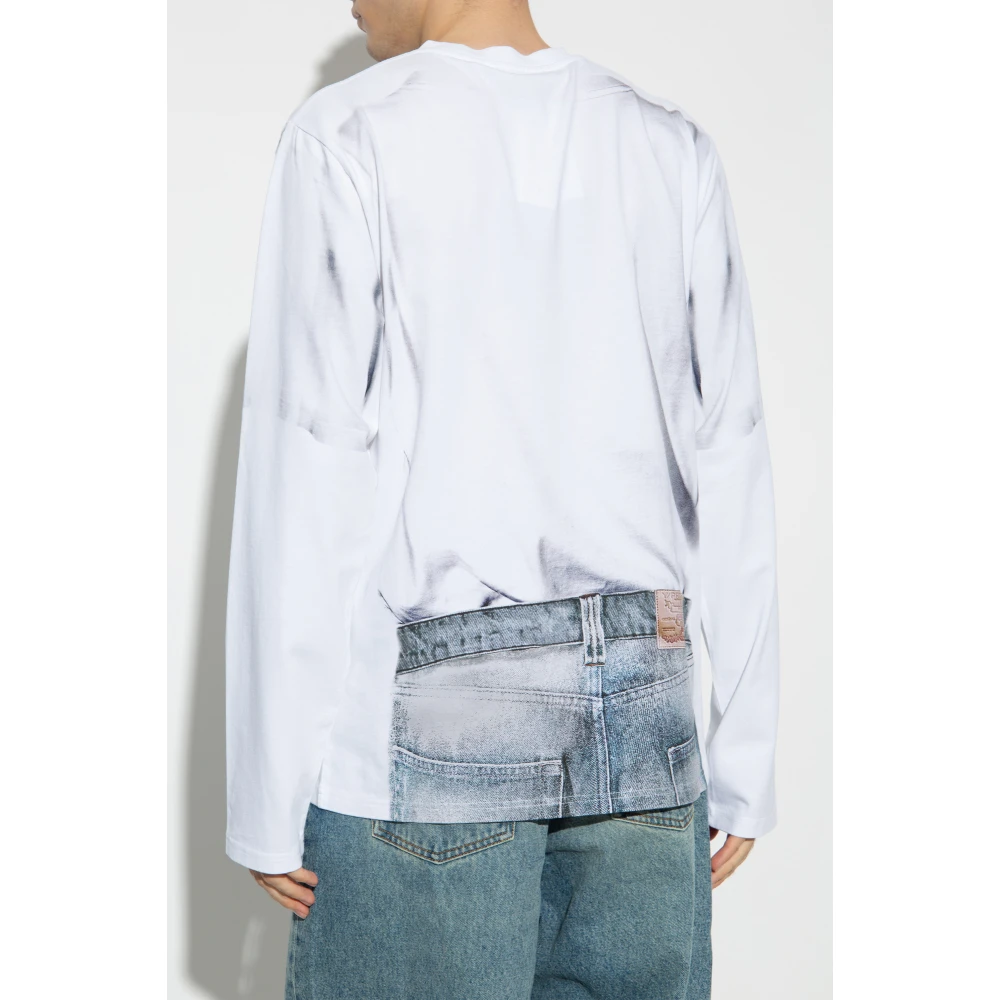 Y Project Bedrukt T-shirt White Heren