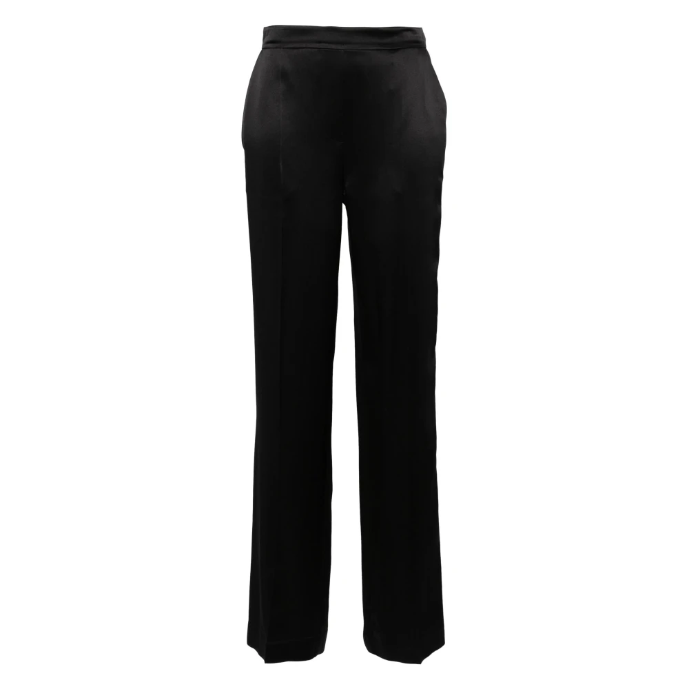 Joseph Zijden Satijn Zwarte Casual Broek Black Dames