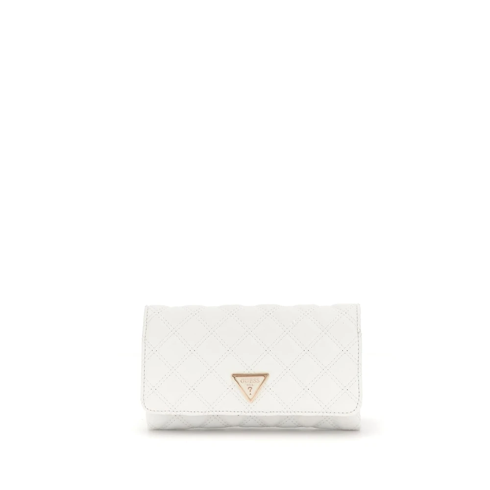Guess Witte Spark Micro Mini Schoudertas White Dames