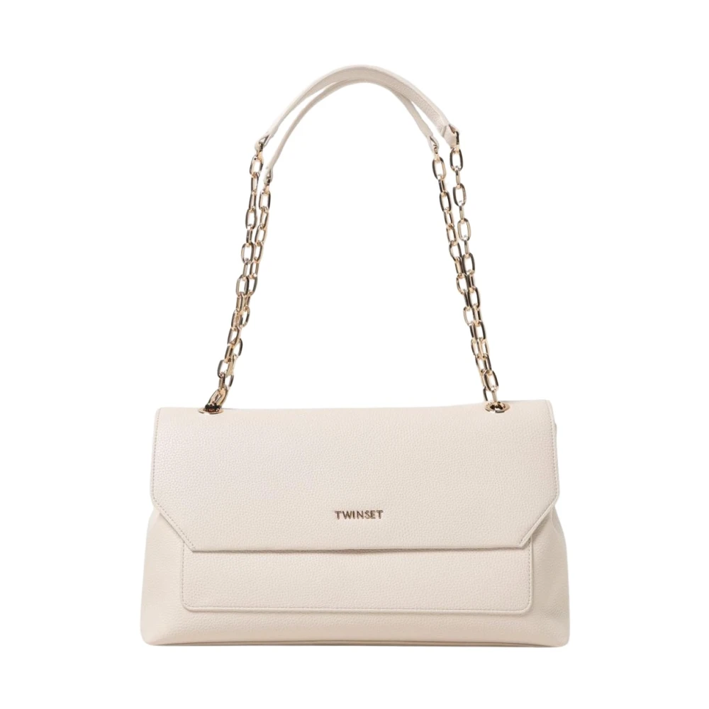 Twinset Women's Beige Pearl Crossbody Bag - Shoulder Bags - One Size - Bags