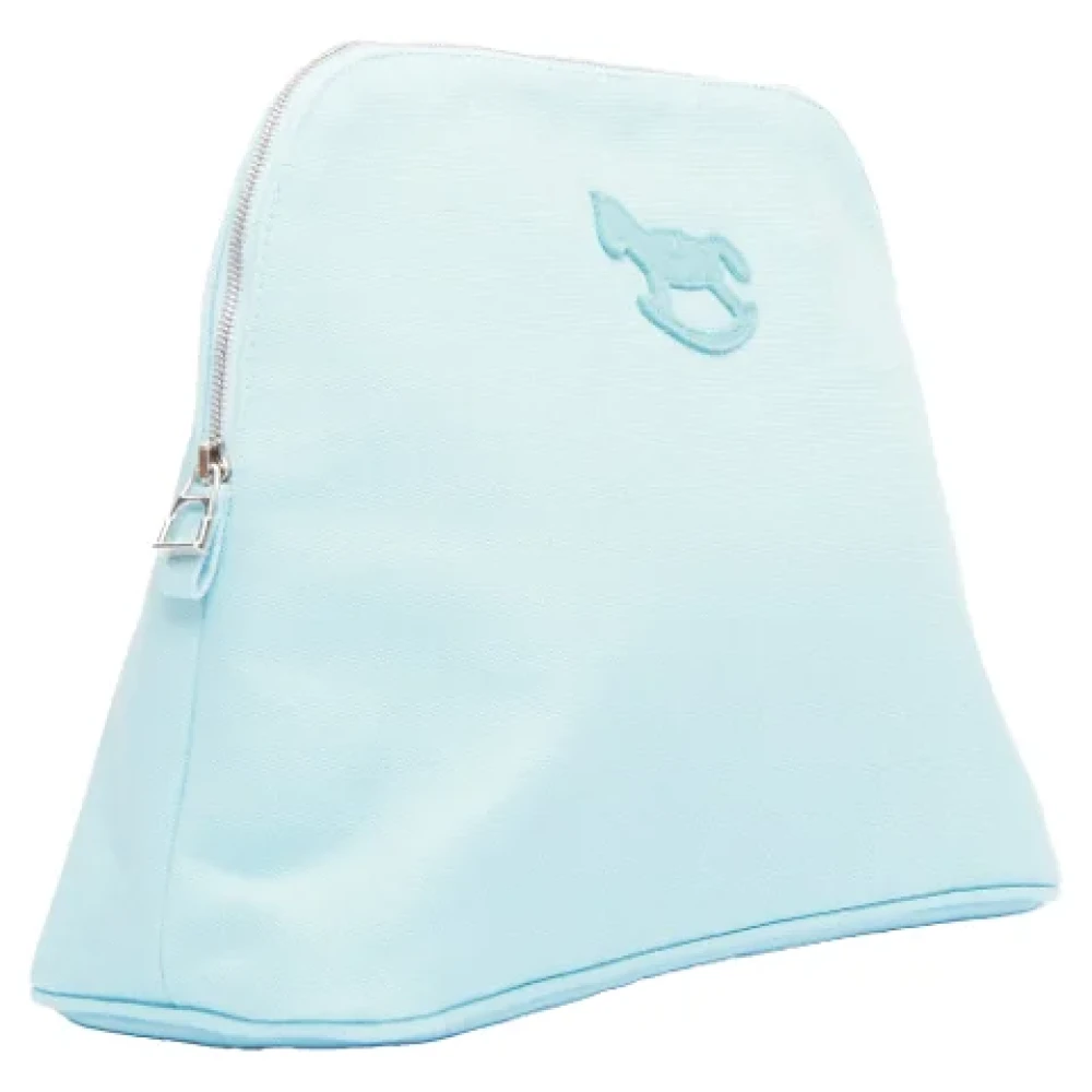 Hermès Cotton clutches Blue Dames