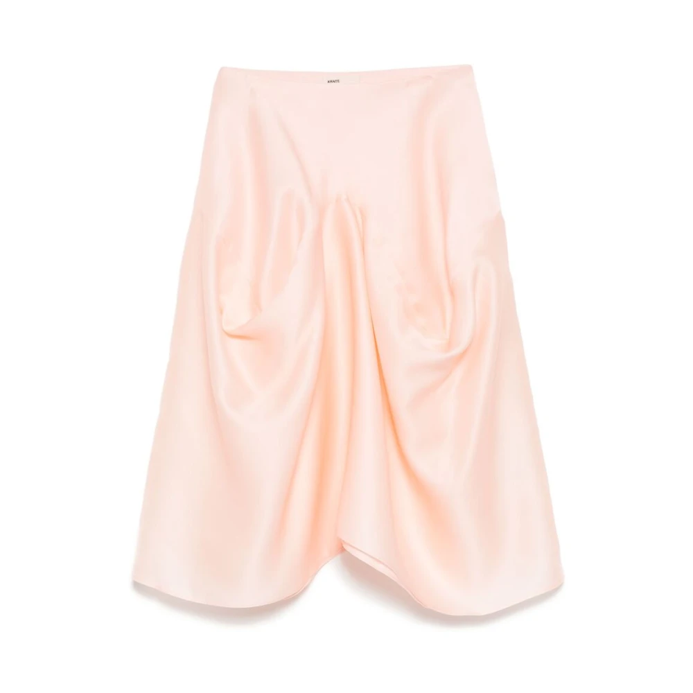 Khaite Zachte Roze Zijrits Rok Pink Dames