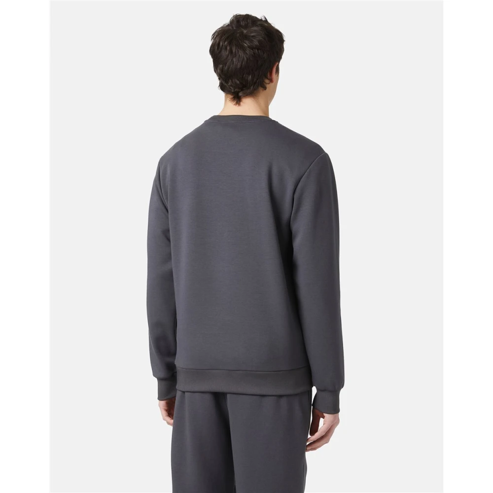 Iceberg Sweatshirt met ronde hals en logo Gray Heren