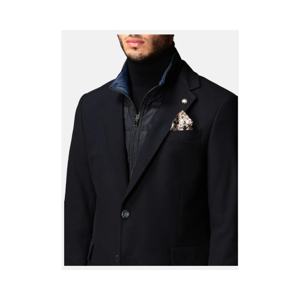 Manuel Ritz Elegante Jas Blue Heren