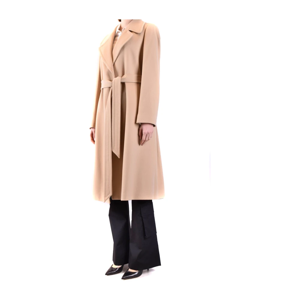 Tagliatore Beige Jassen Mantels voor Dames Aw23 Beige Dames