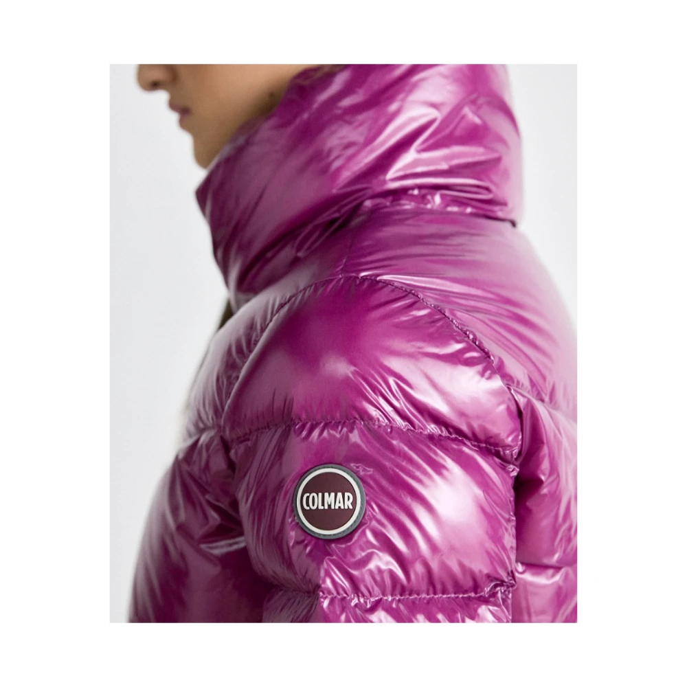 Colmar Rode Winter Pufferjas met Rits Red Dames