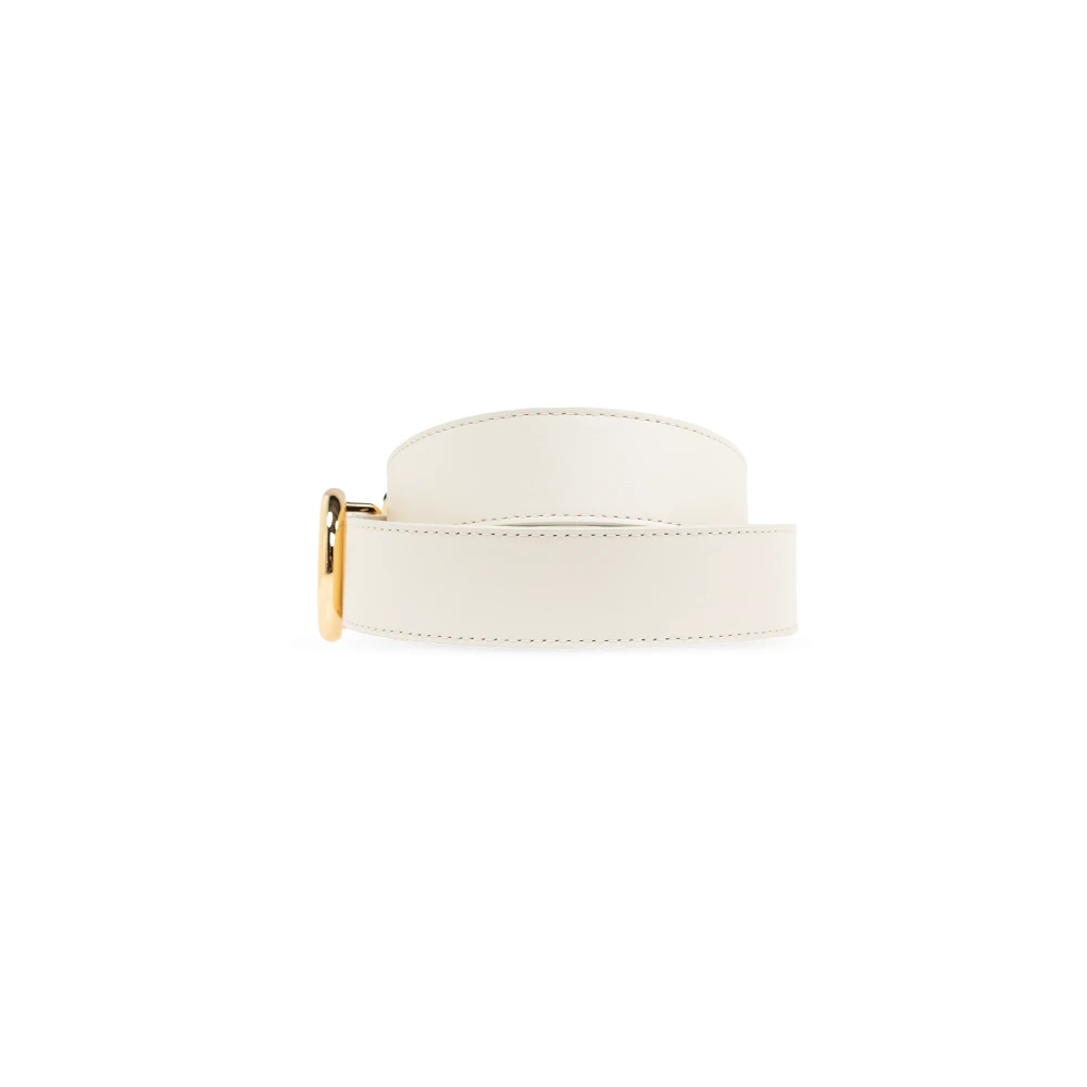 Jacquemus Leren riem Beige Dames