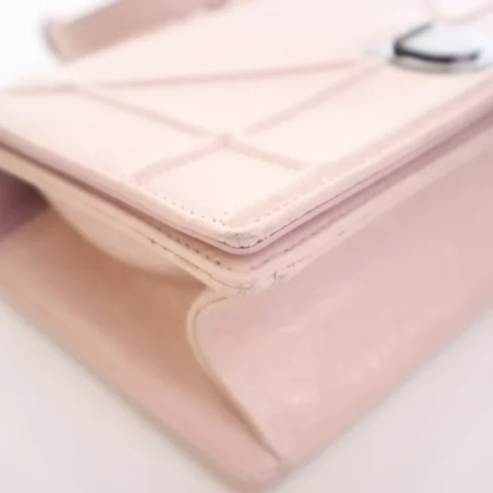 Dior Vintage Pre-owned Leather dior-bags Pink Dames