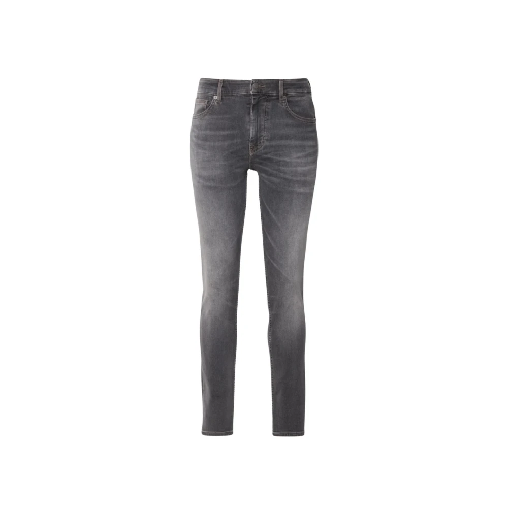 Hugo Gray Classic Denim Jeans - Male - Skinny Fit Jeans - W36 L34 - Jeans