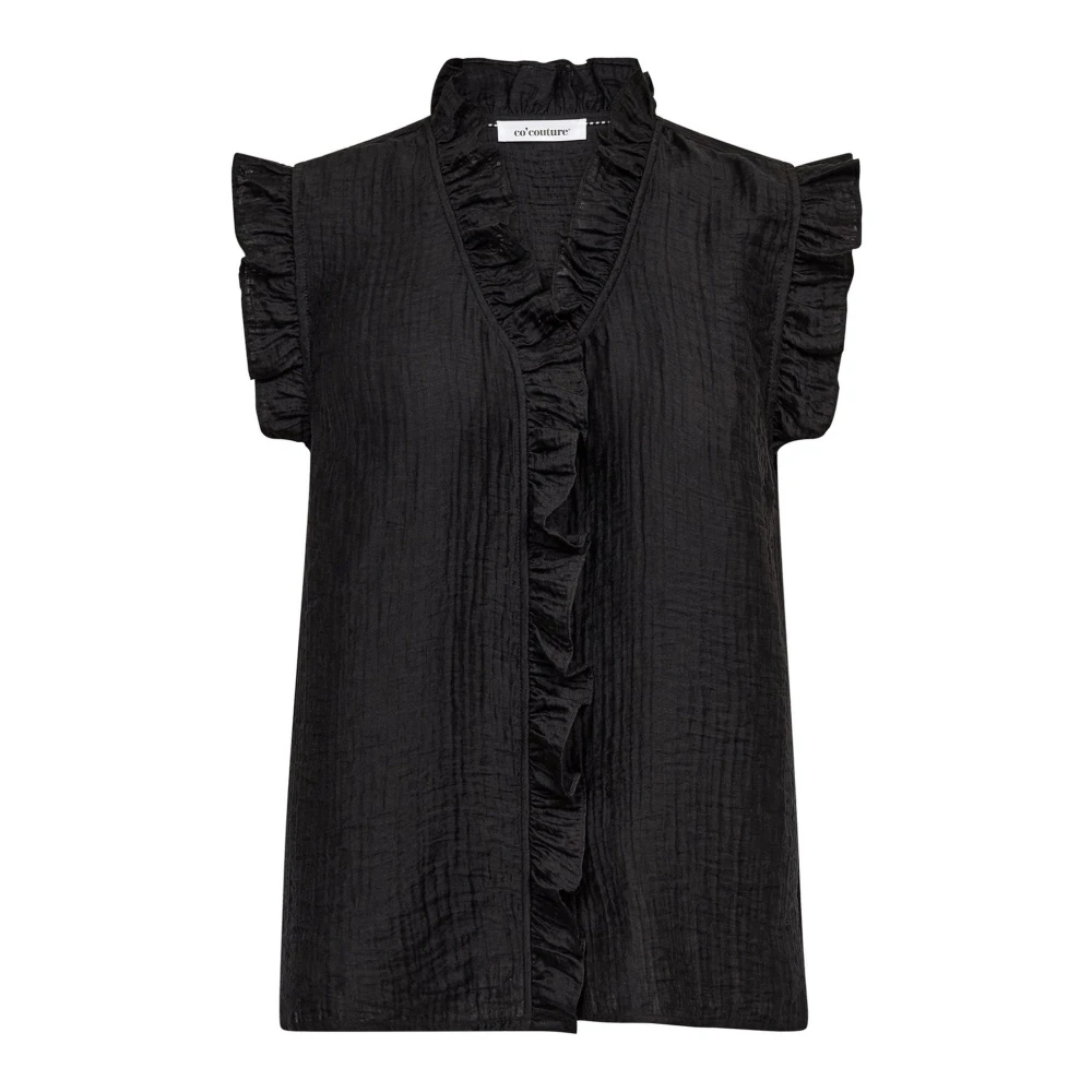 Co'couture Women's Black Sleeveless Tops, Xl, Sleeveless Tops