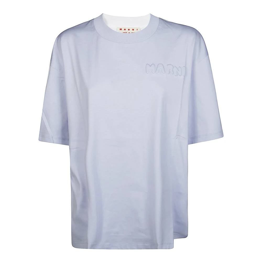 Marni Stijlvolle T-shirt Over voor Mannen White Dames