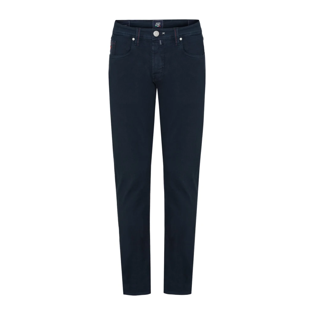Tramarossa Blauwe Gewassen Denim Jeans Blue Heren