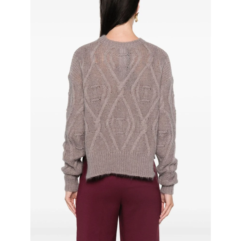 Twinset Stijlvolle Sweater Set Gray Dames