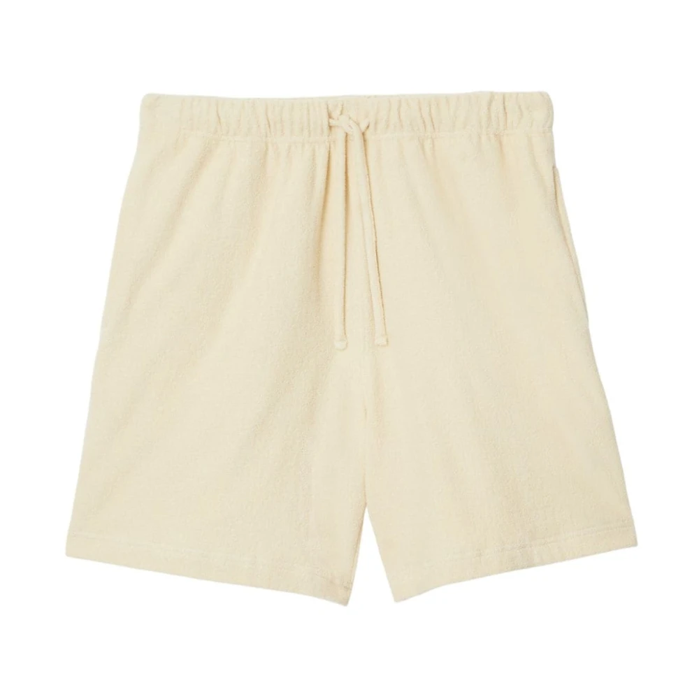 Burberry Crèmewitte katoenen shorts White Dames