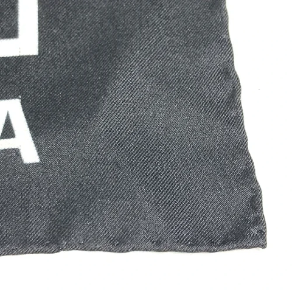 Balenciaga Vintage Pre-owned Fabric scarves Black Dames