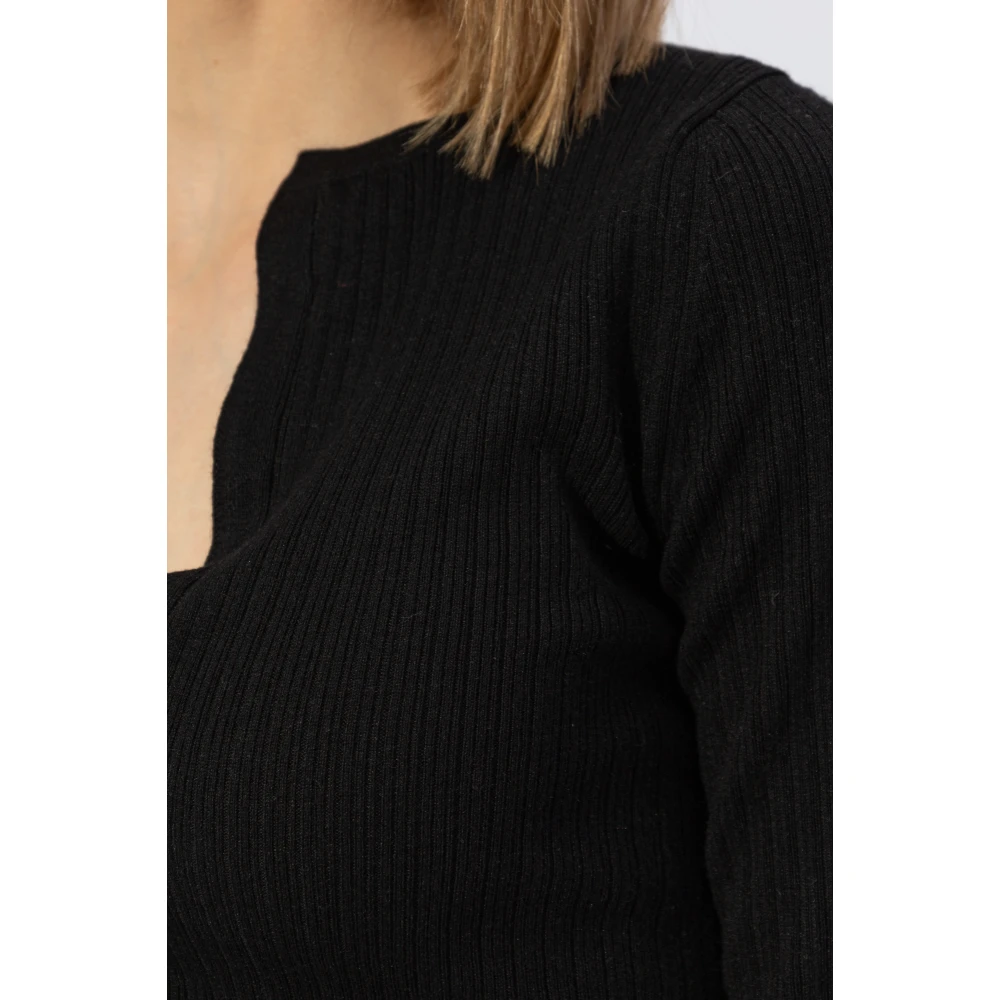 Max Mara Gestreepte top 'Urlo' Black Dames