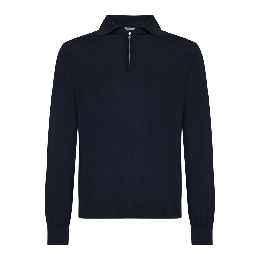 Herno Blauwe Resort T-shirts en Polos Blue Heren