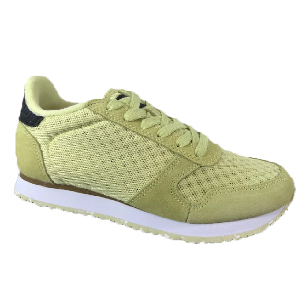 Woden Lage Top Sneakers Wl030 Green Dames Schoenen