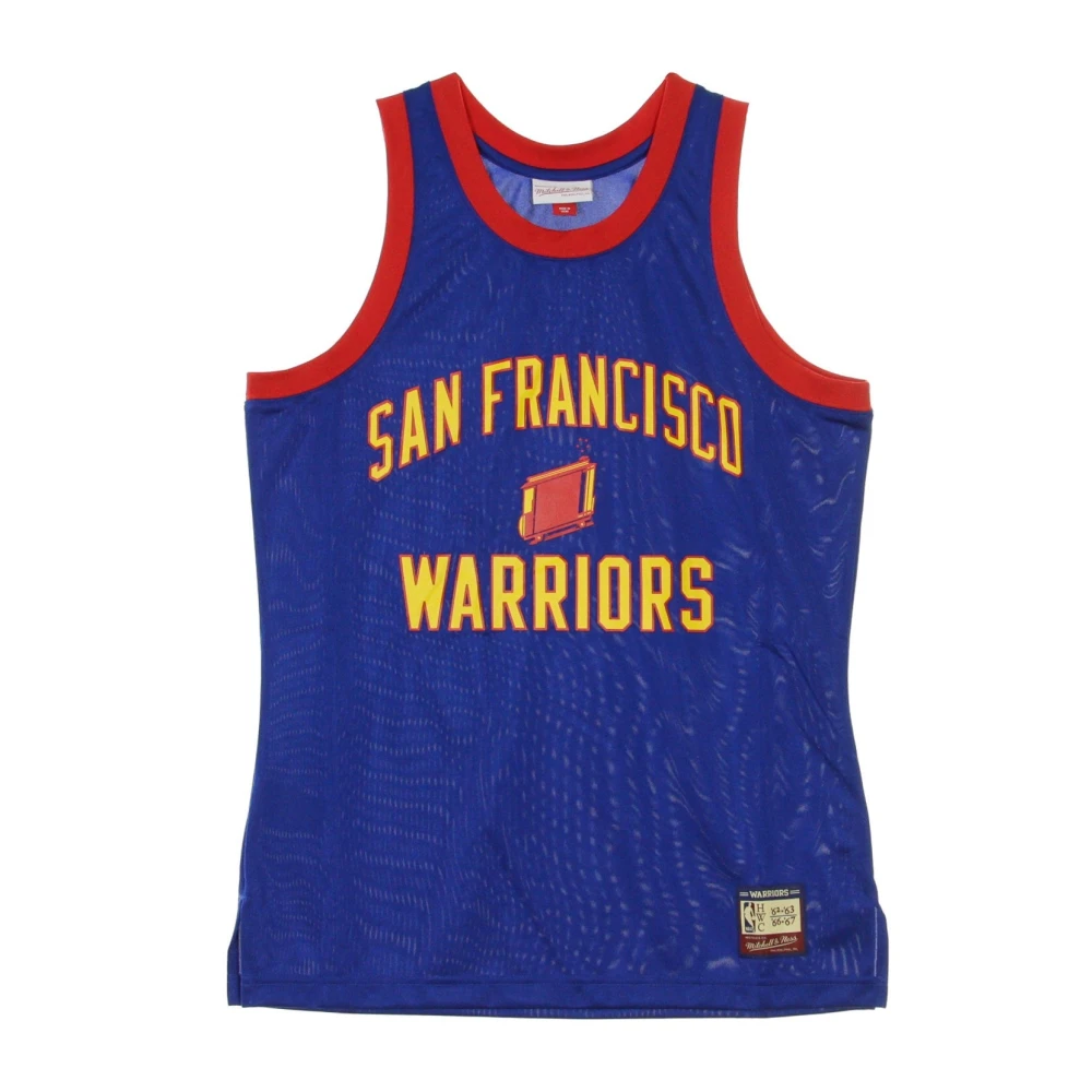Mitchell & Ness NBA Team Heritage Basketball Tank Top Blue Heren