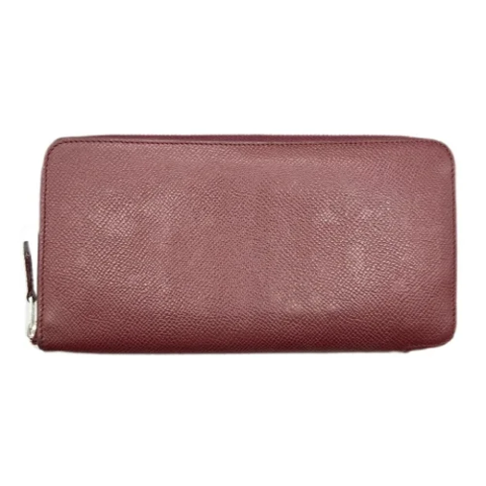 Hermès Vintage Pre-owned Leather wallets Red Dames