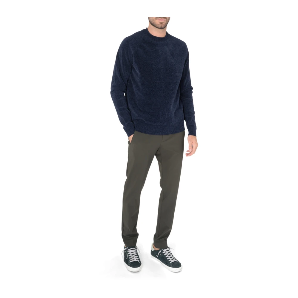 RRD Blauwe fluweelachtige trui Blue Heren