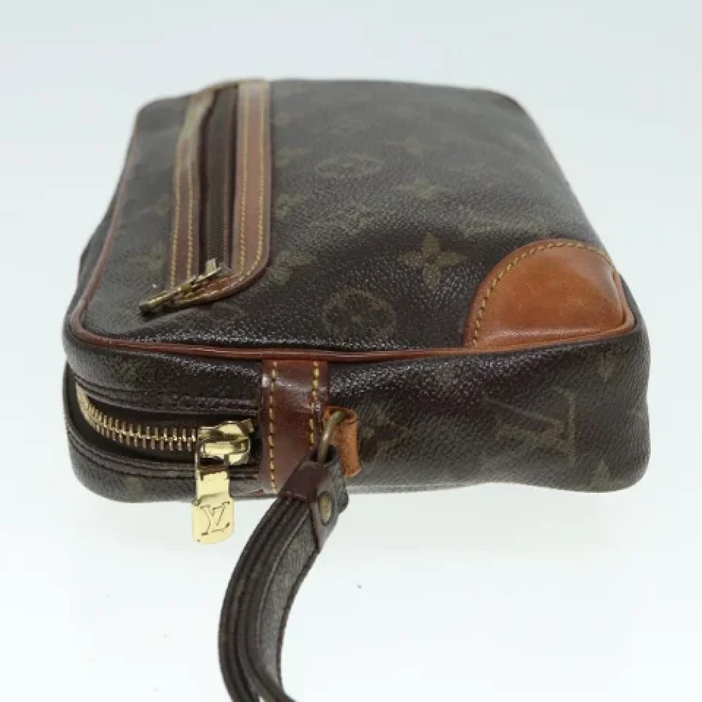 Louis Vuitton Vintage Pre-owned Canvas clutches Brown Dames