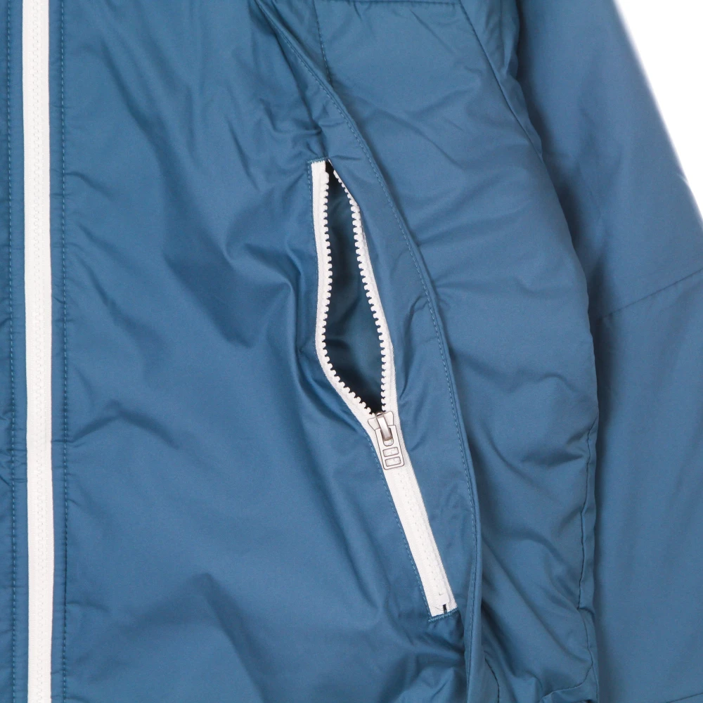 Nike Omkeerbare waterafstotende capuchonjas Blue Heren