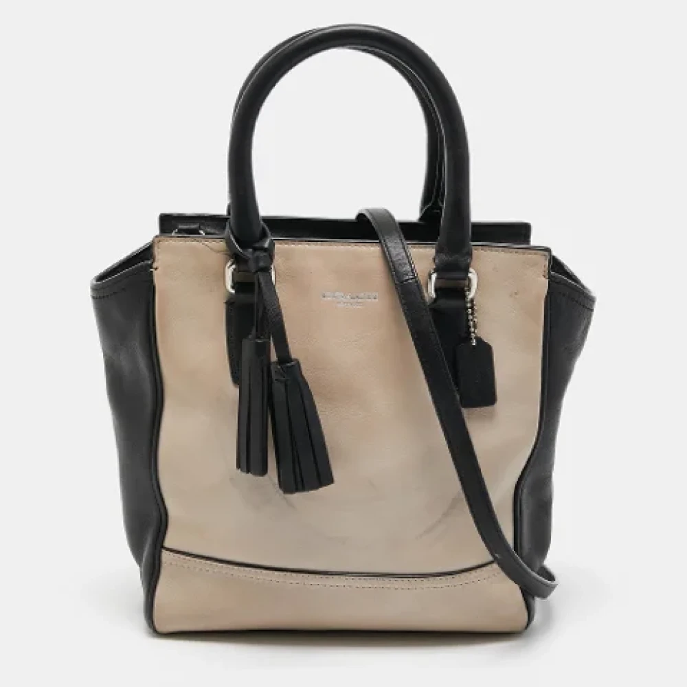 Coach Pre-owned Leather totes Black Dames