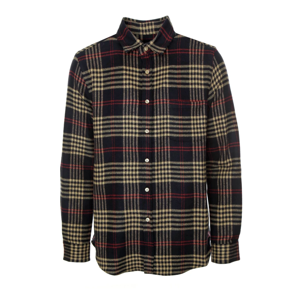 Portuguese Flannel Geruite Flanellen Hemd Multicolor Heren
