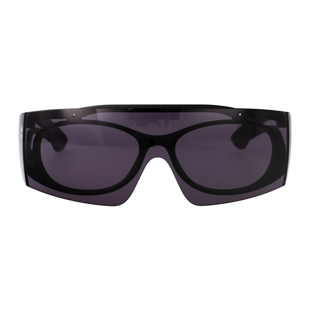 Alexander McQueen Stiliga solglasögon Am0489S för sommaren Black, Unisex