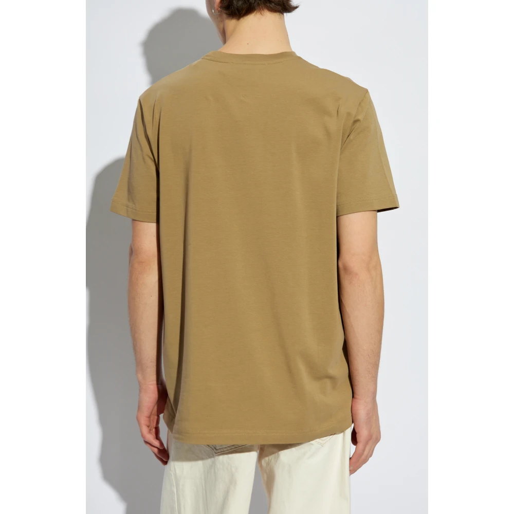 Iceberg T-shirt met patches en print Beige Heren