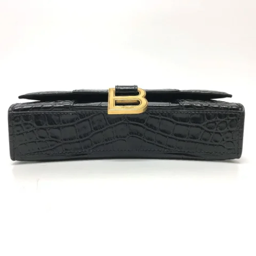 Balenciaga Vintage Pre-owned Leather shoulder-bags Black Dames