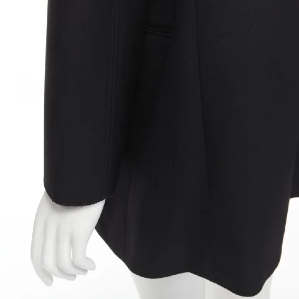 Balenciaga Vintage Pre-owned Wool outerwear Black Dames