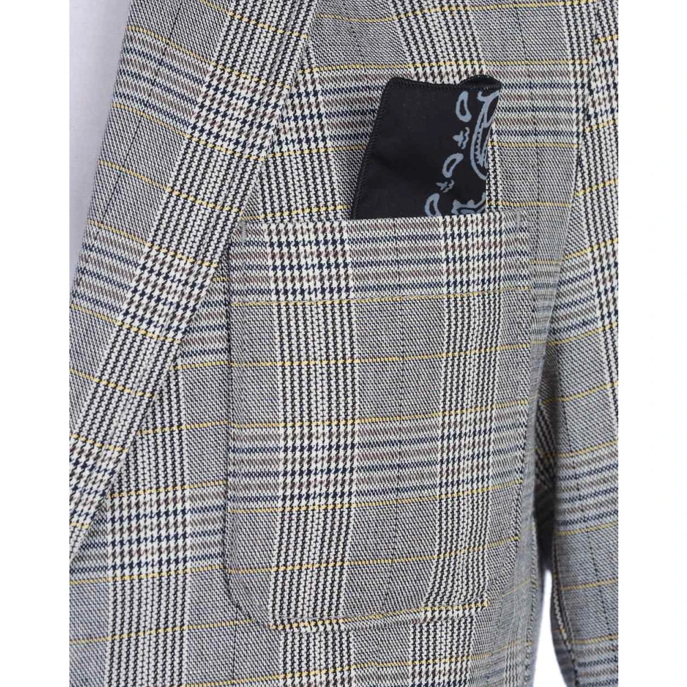 Daniele Alessandrini Elegant Suit Jacket Evora Multicolor Heren