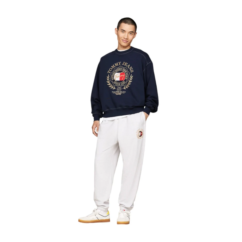 Tommy Jeans Crewneck Sweatshirt Blue Heren
