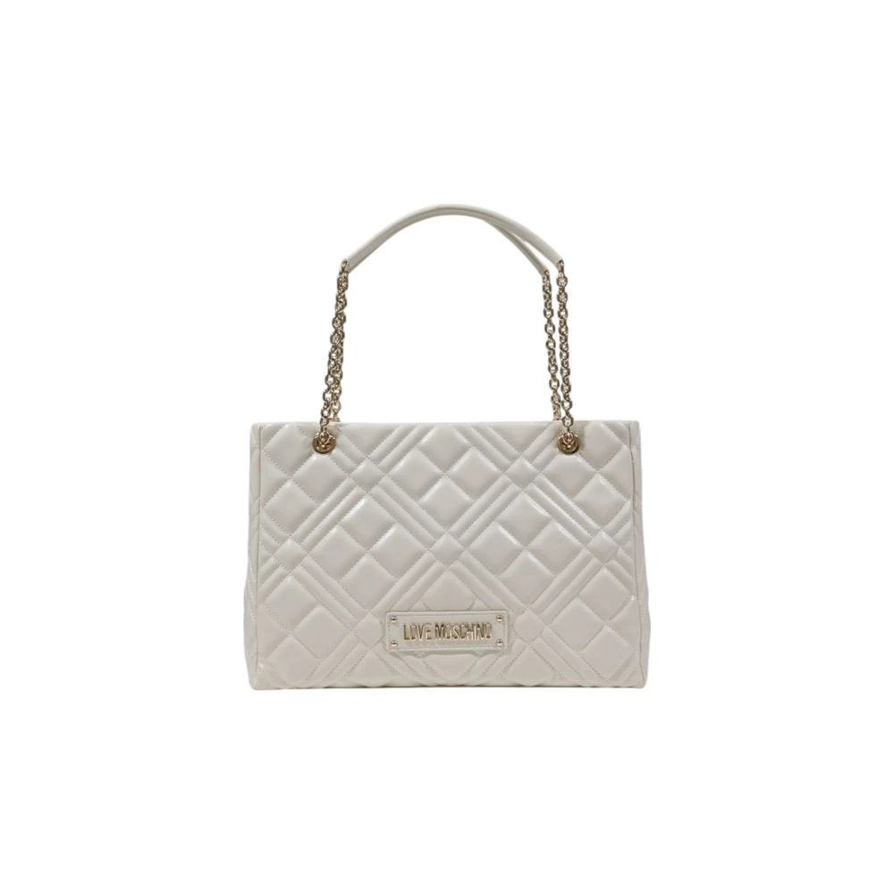 Love Moschino Beige Handtas Lente Zomer Collectie Beige Dames