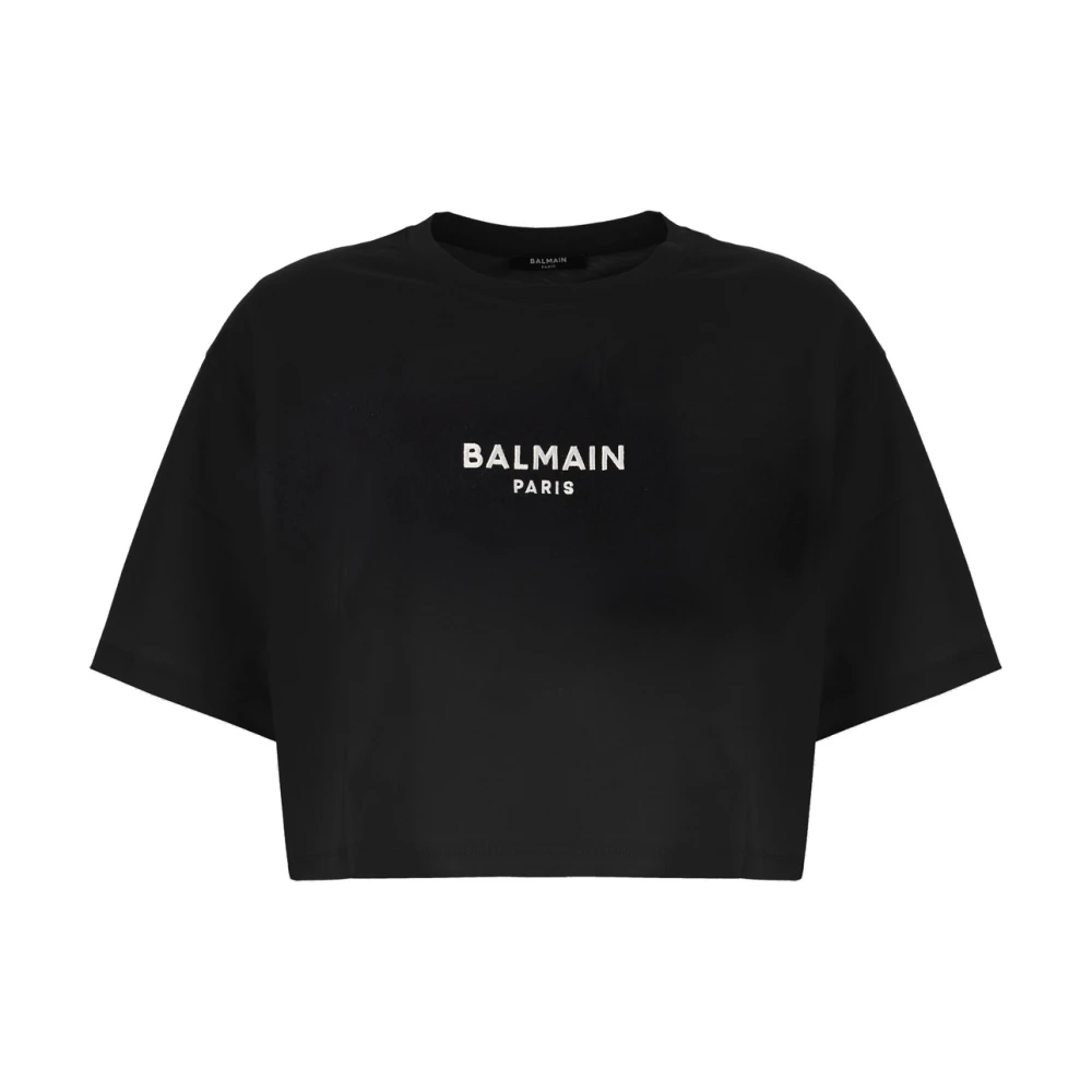 Balmain Black T-Shirt - Female - T-Shirts - L - Tops