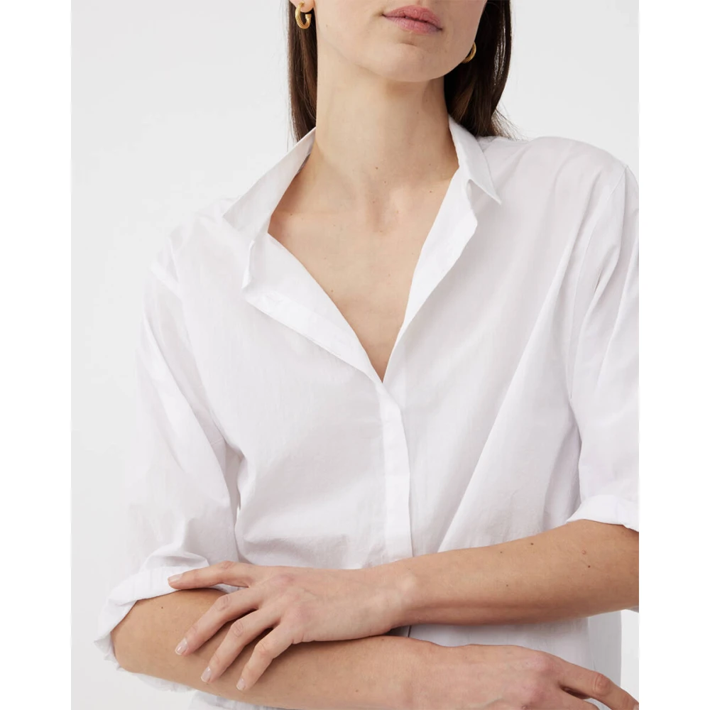 Knit-ted Blouse korte mouw Dafne White Dames