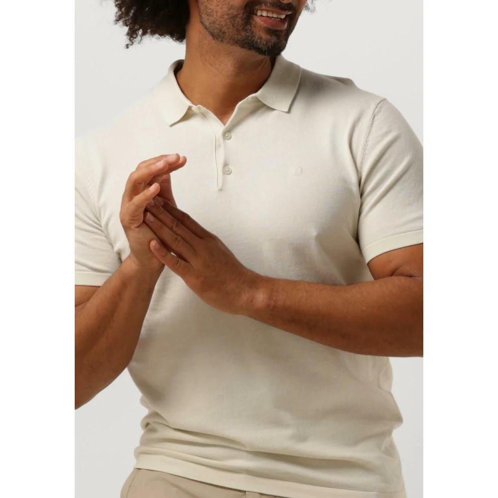 Dstrezzed Heren Stijlvolle Polo Shirt Beige Heren