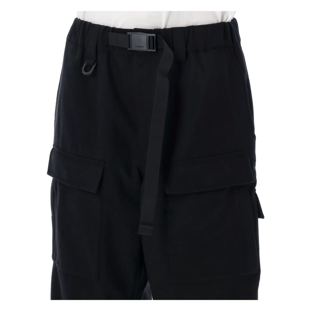 Y-3 Zwarte Cargo Joggingbroek Aw24 Black Dames
