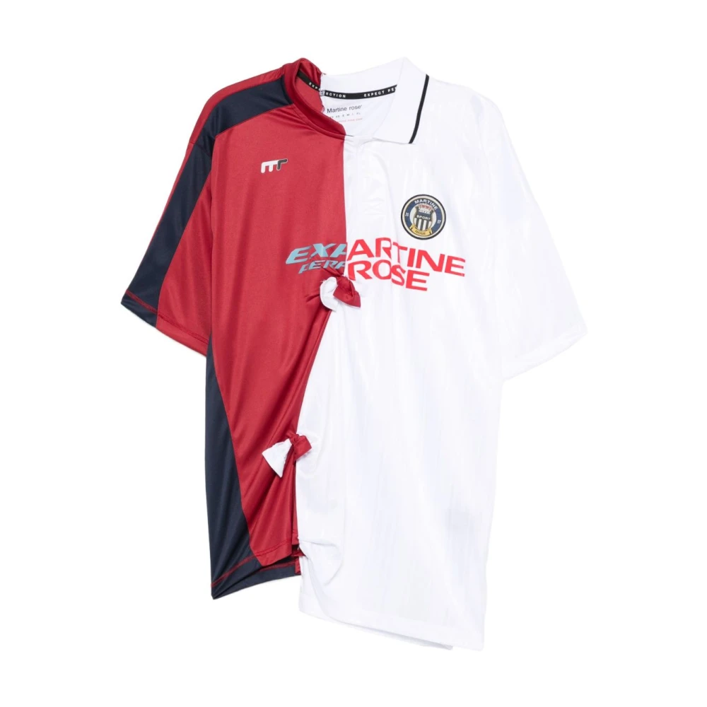 Martine Rose Herr Multicolor Toppar S, Polyester, Collage Football Top