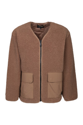veste-beige-col-en-v-fermeture-eclair